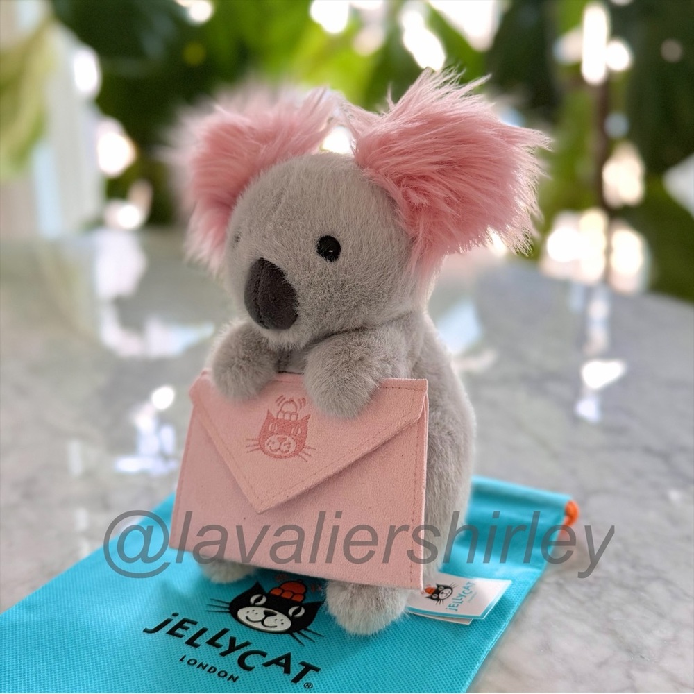 Jellycat Koala With Message NWT Authentic - Picture 3 of 7